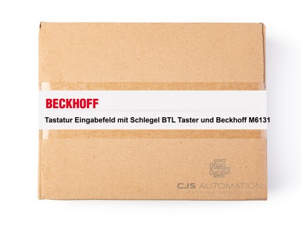 Beckhoff - Tastatur Eingabefeld mit Schlegel BTL Taster und Beckhoff M6131